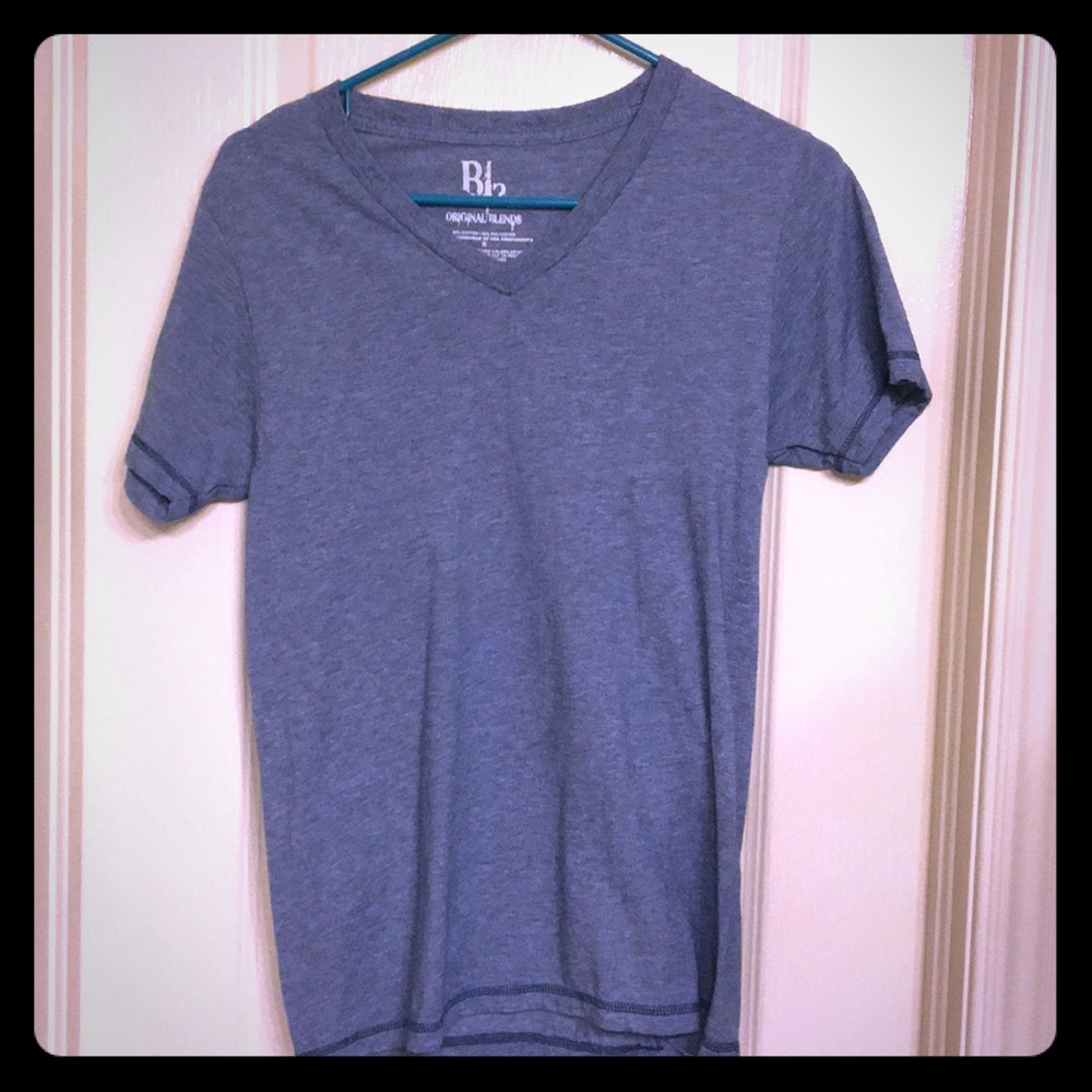 Men's blue v neck