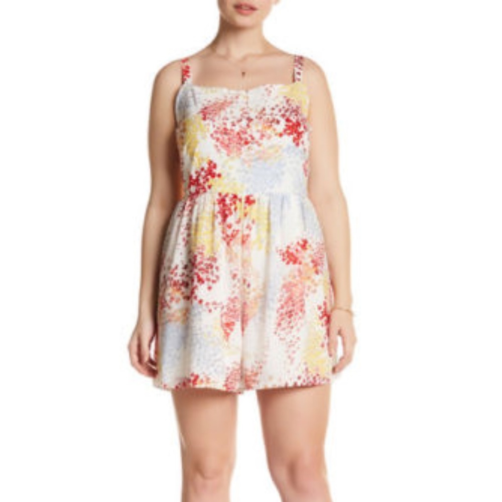 Floral Chiffon Romper by Jaime