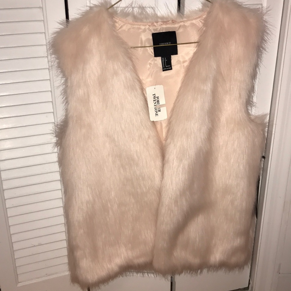 Forever 21 fur vest