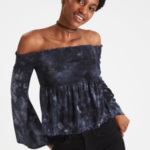 Off the Shoulder Bell Sleeve Top