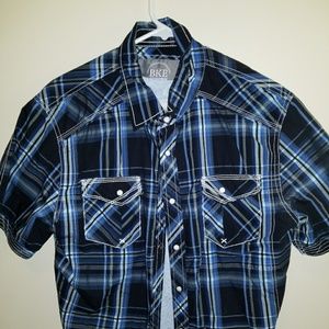 BKE Athletic Fit Button Up