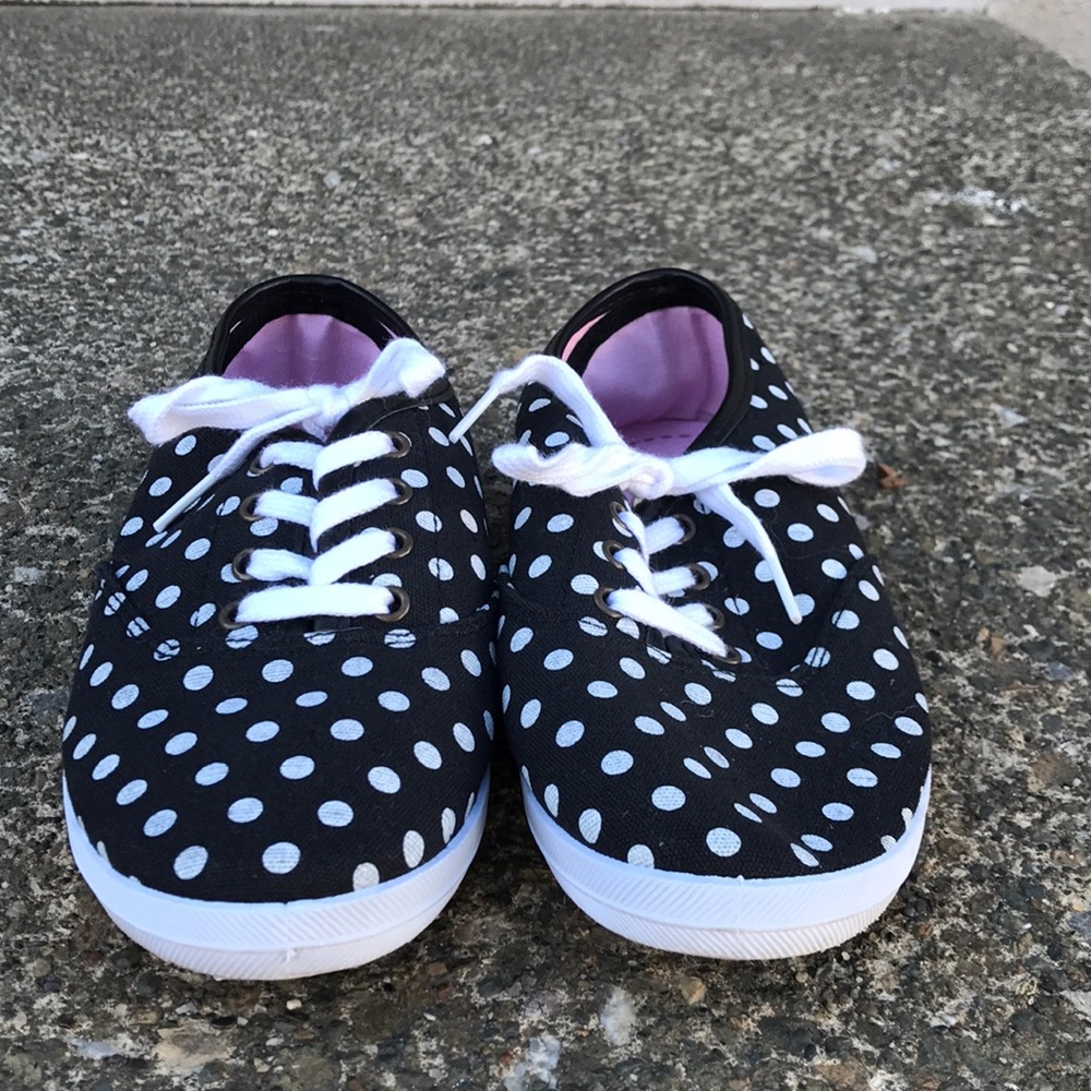 Polka dot shoes
