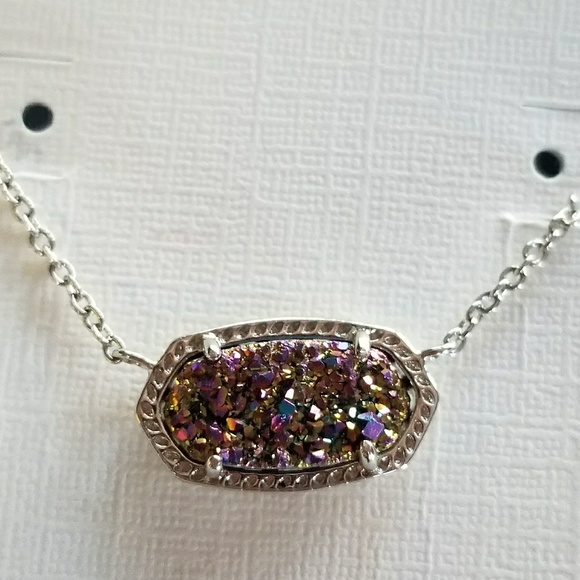 Kendra Scott Jewelry - New Kendra Scott Elisa Drusy Rhodium & Pink