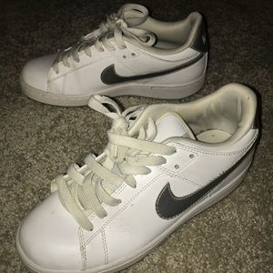 Nike Air Force Ones (White/Silver)