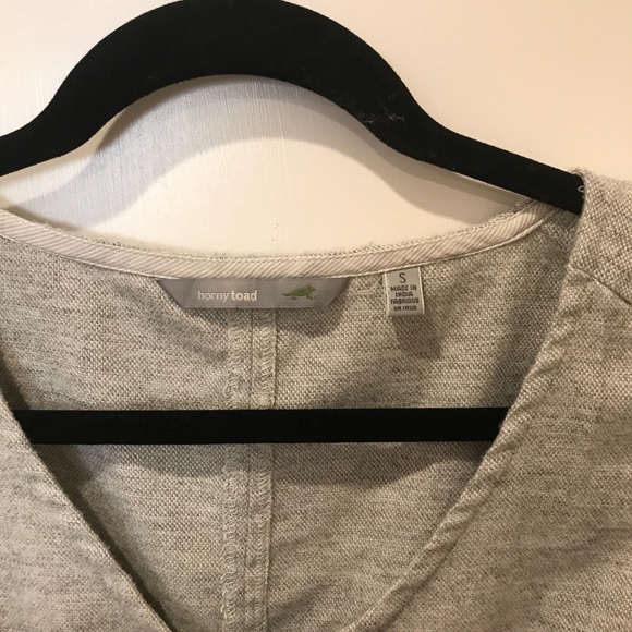 Horny Toad grey canvas sleeveless dress - Picture 7 of 8