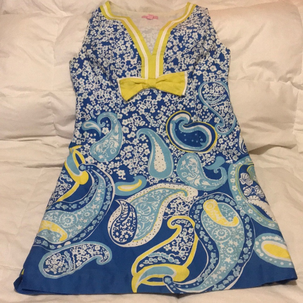 Lilly Pulitzer paisley sleeveless knee-length