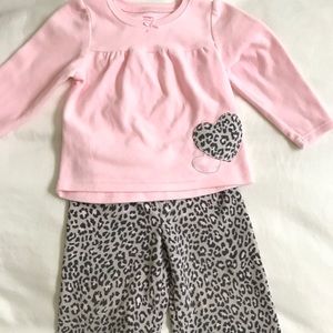 Carter's Toddler Girl 2T Fleece Pajamas-