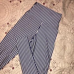 American Apparel pinstripe leggings