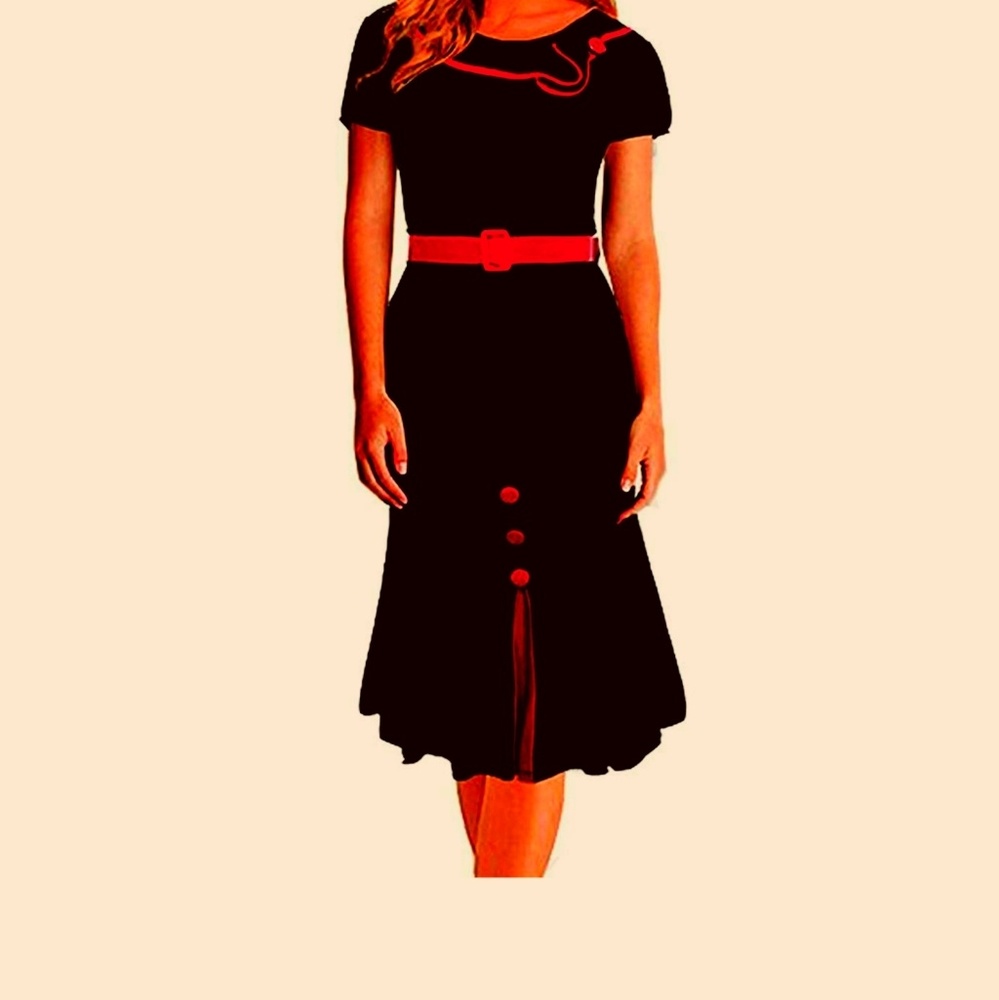 Perter pan Vintage business party  pencil dress