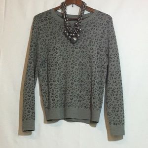 Sold on another listing **Leopard print sweater*