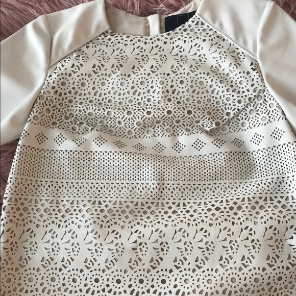 Laser Cut Vegan leather Dolce Vita top - Picture 2 of 4