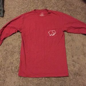 Long-sleeve Magenta Ivory Ella Shirt