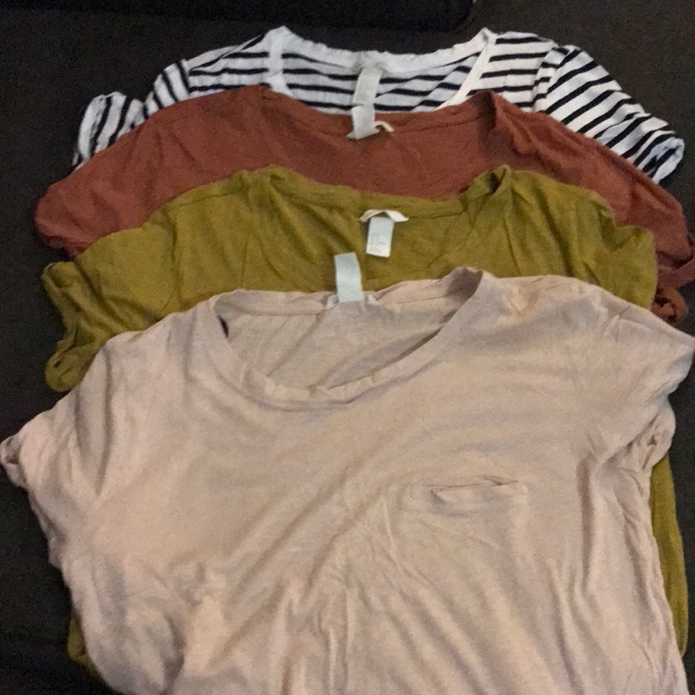 H&M basic shirts