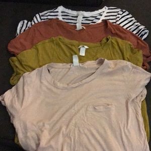 H&M basic shirts