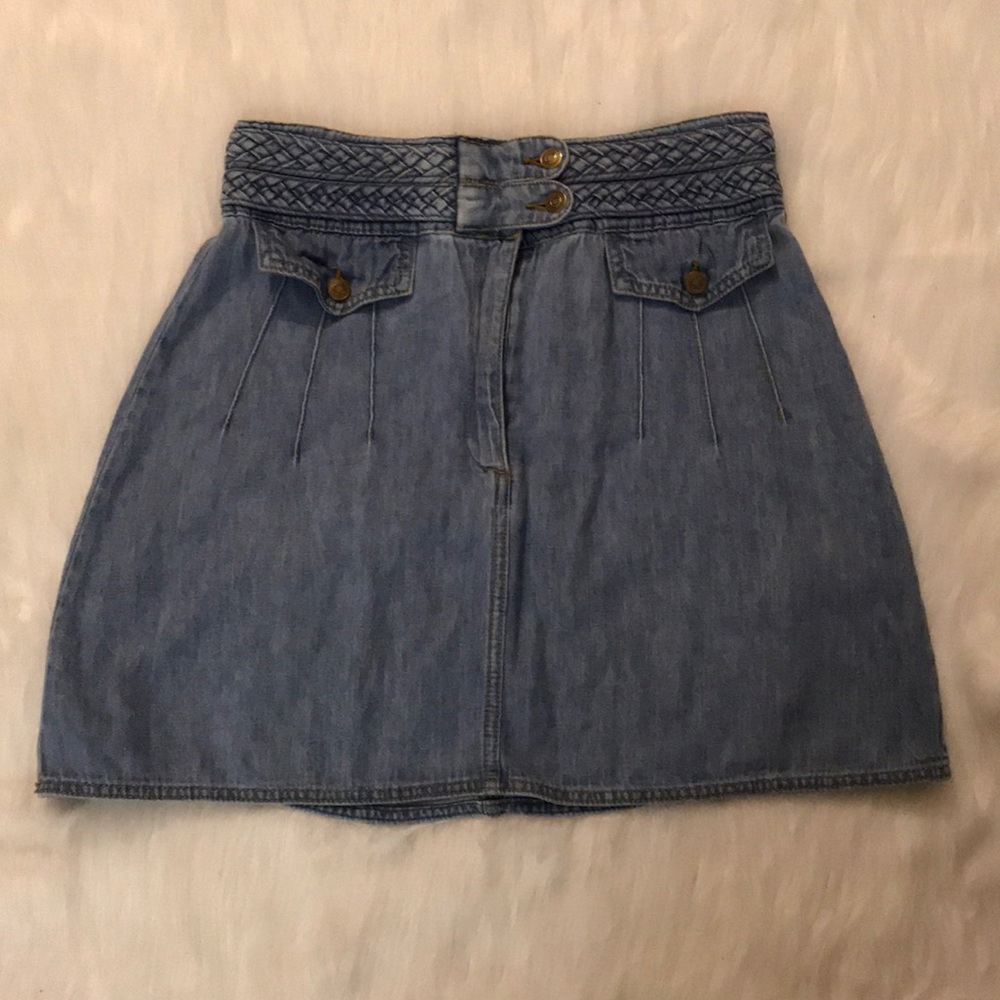 Free People Denim Skirt