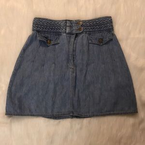 Free People Denim Skirt