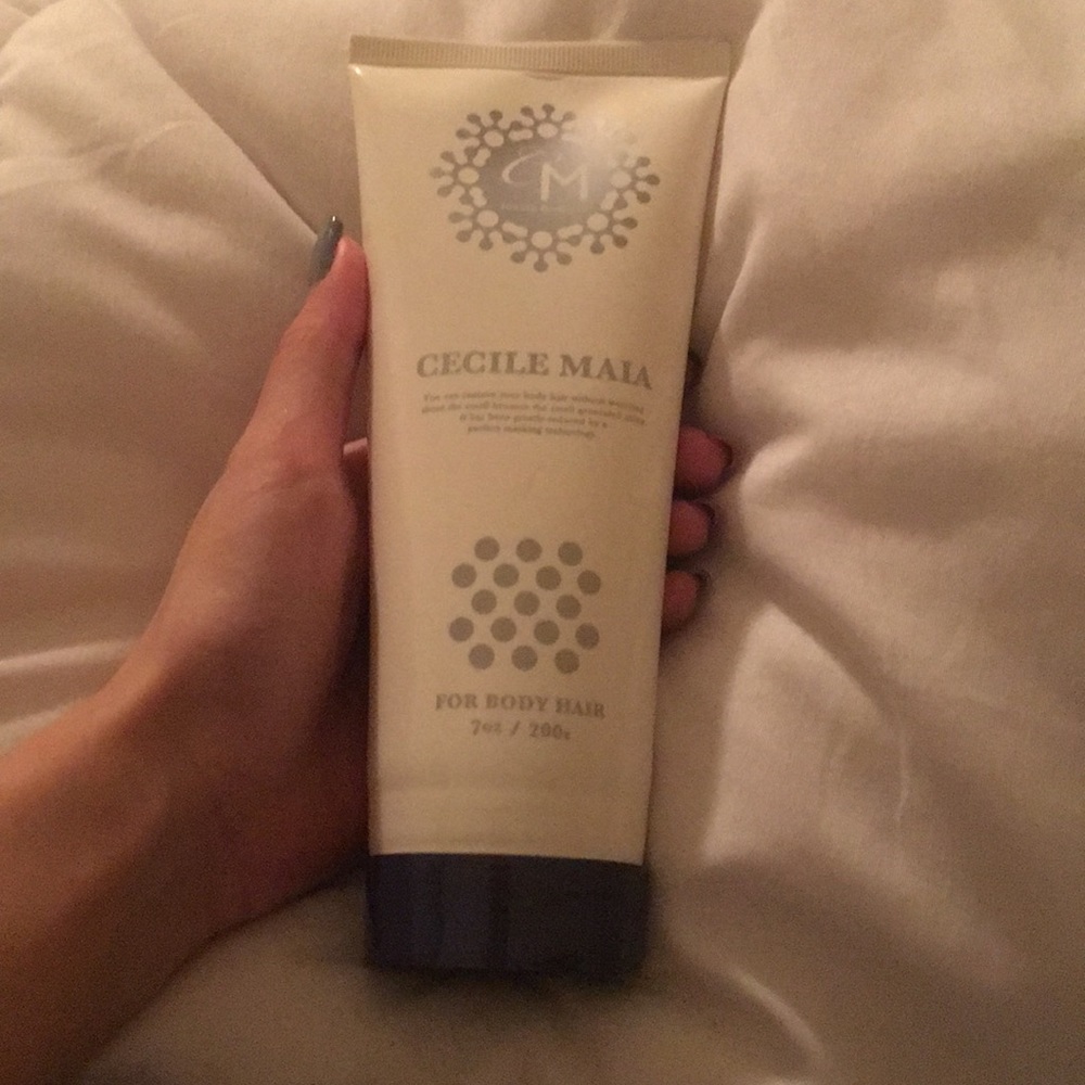 New unused hair removal cream