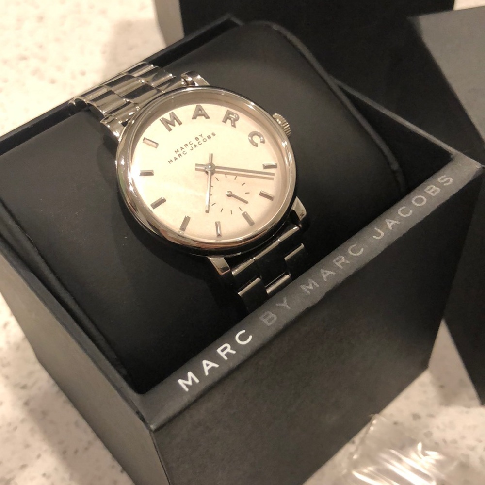Marc by Marc Jacobs Baker Silver Watch