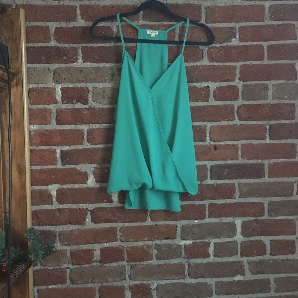 Kelly Green fun night out tank top