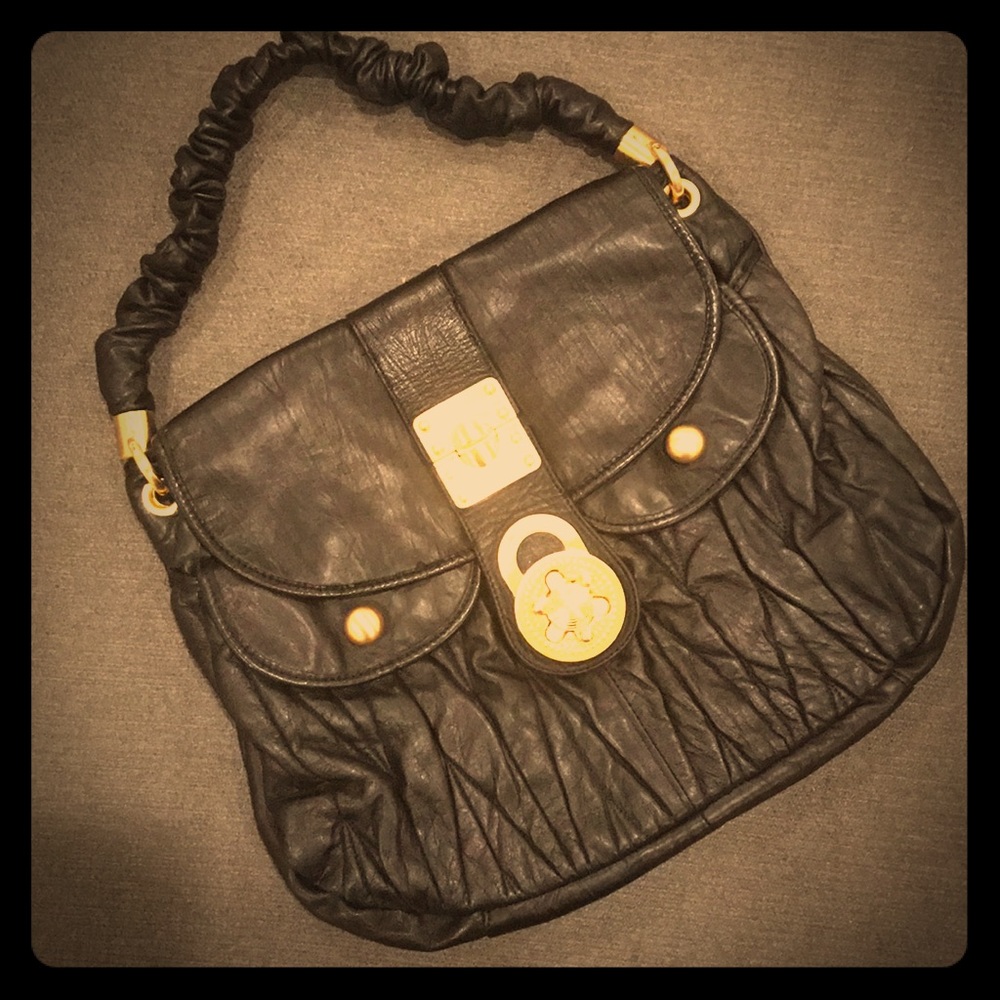 RARE FIND: STEVEN by Steve Madden turn lock tote