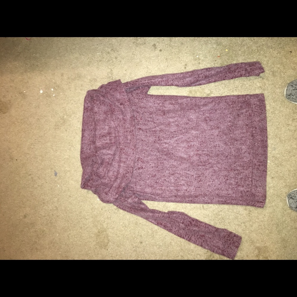TC Ellis off the shoulder sweater