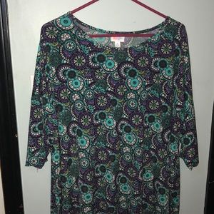 Multi-Colored Irma (purple, teal, white and black)