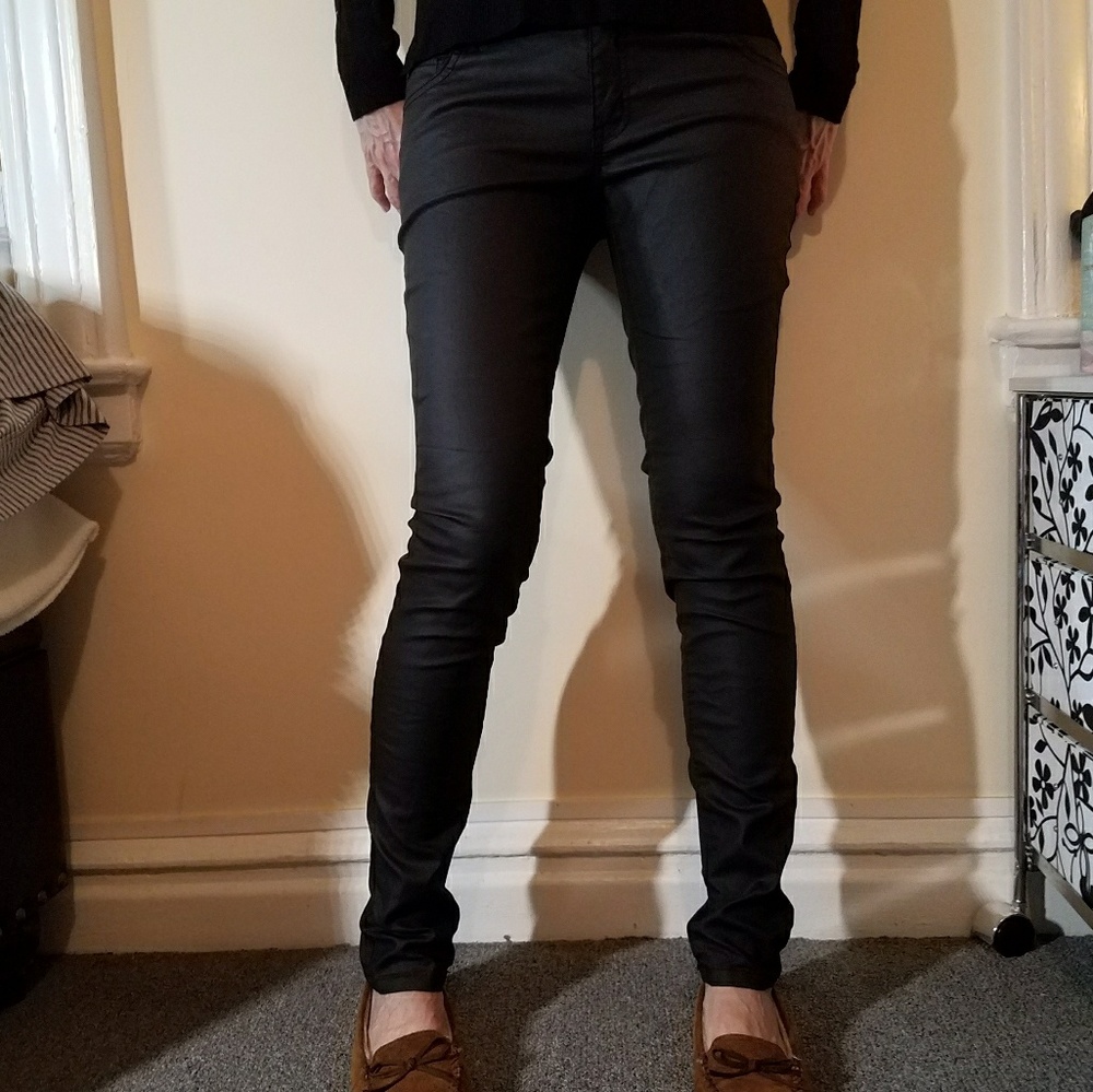 Vegan leather pants