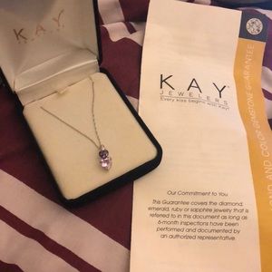 Kay Jewelers Amethyst Necklace