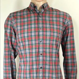 J. CREW Men’s Shirt SZ M Tailored Long Sleeve