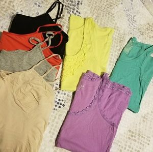 Lot of 7 tanks XL
