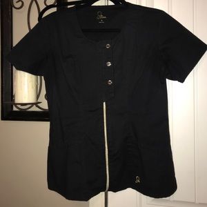 Jaanuu Snap Front scrub top