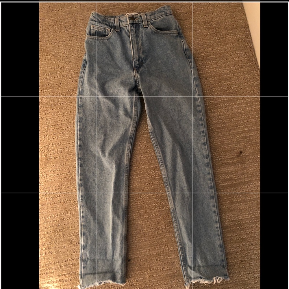 AMERICAN APPAREL HIGH-WAISTED JEANS