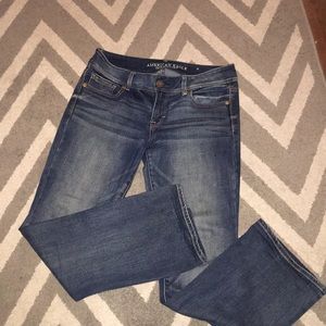 American Eagle woman’s jeans kick boot 10short