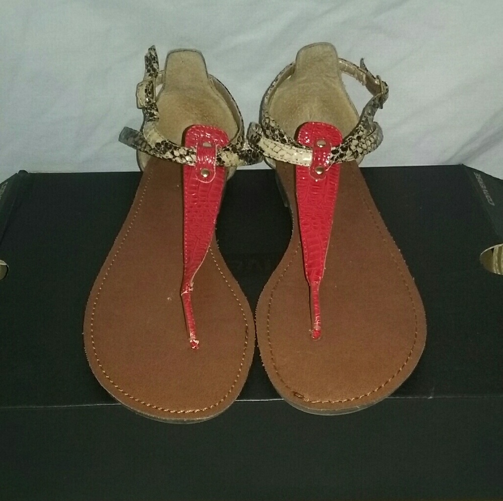 Snake Skin Sandals