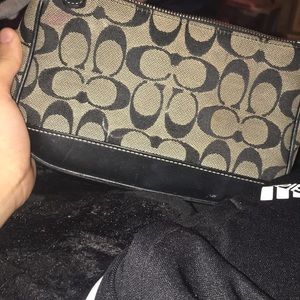 Coach makeup bag