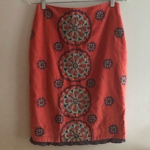 Fei Corduroy Pencil Skirt