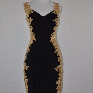 Stunning Jovani  Cocktail Dress Illusion Size 2