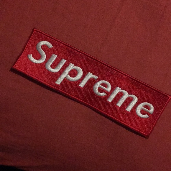 supreme velcro patch