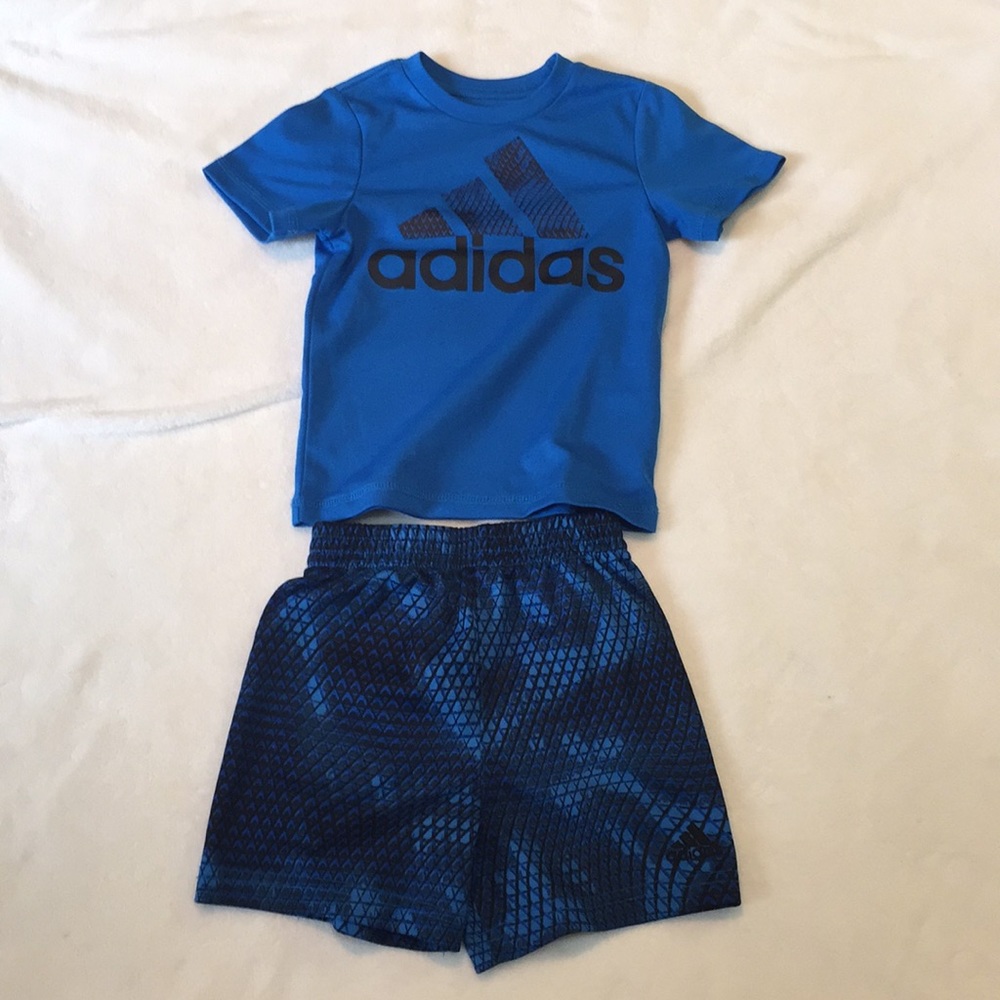 Blue adidas outfit