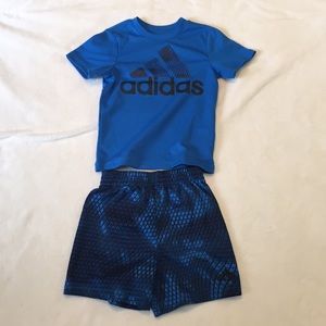 Blue adidas outfit