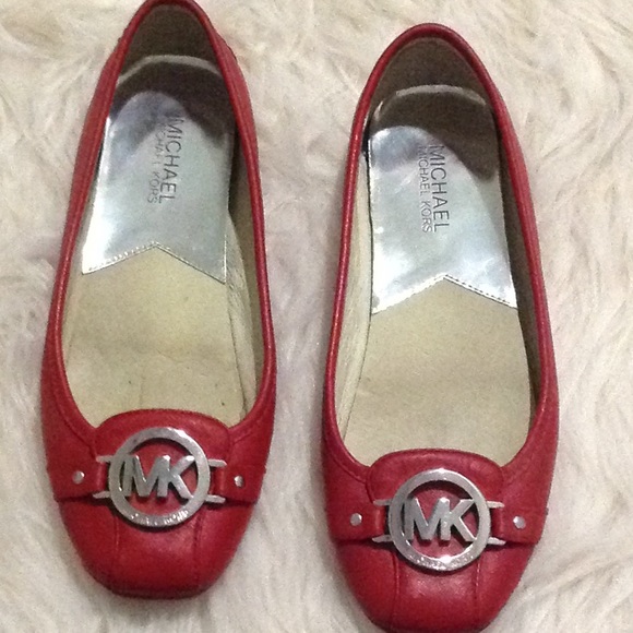 MICHAEL Michael Kors Shoes - Michael Michael Kors Red Flats  7.5