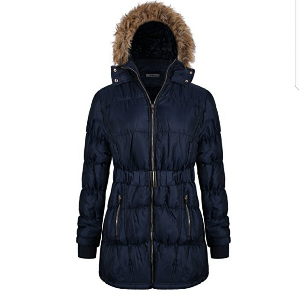 Women's Belted Down Puffer Jacket