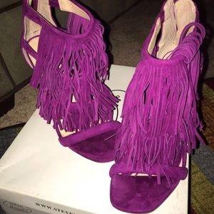 Steve Madden fringe heel