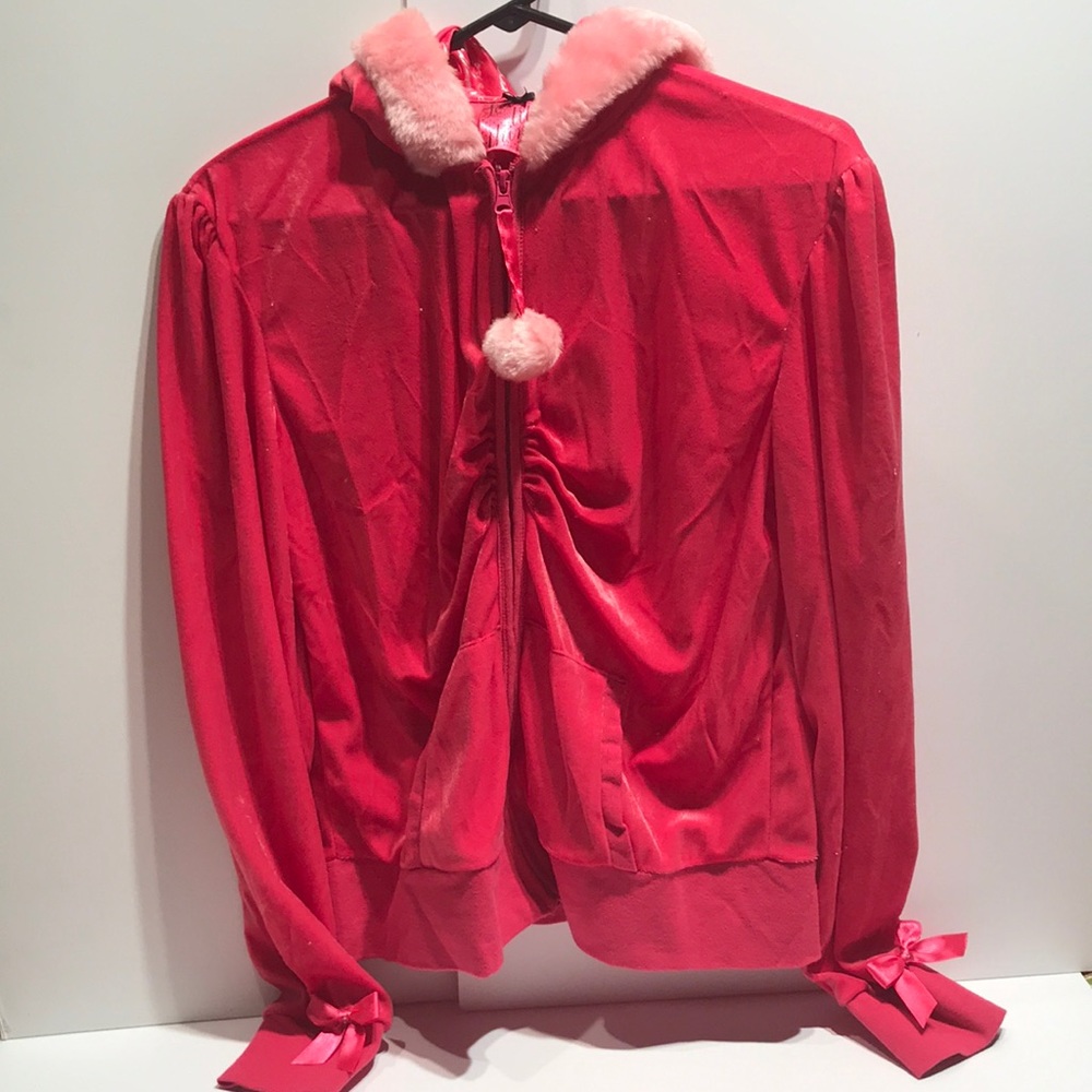 Victoria secret hot pink sexy Santa baby set!