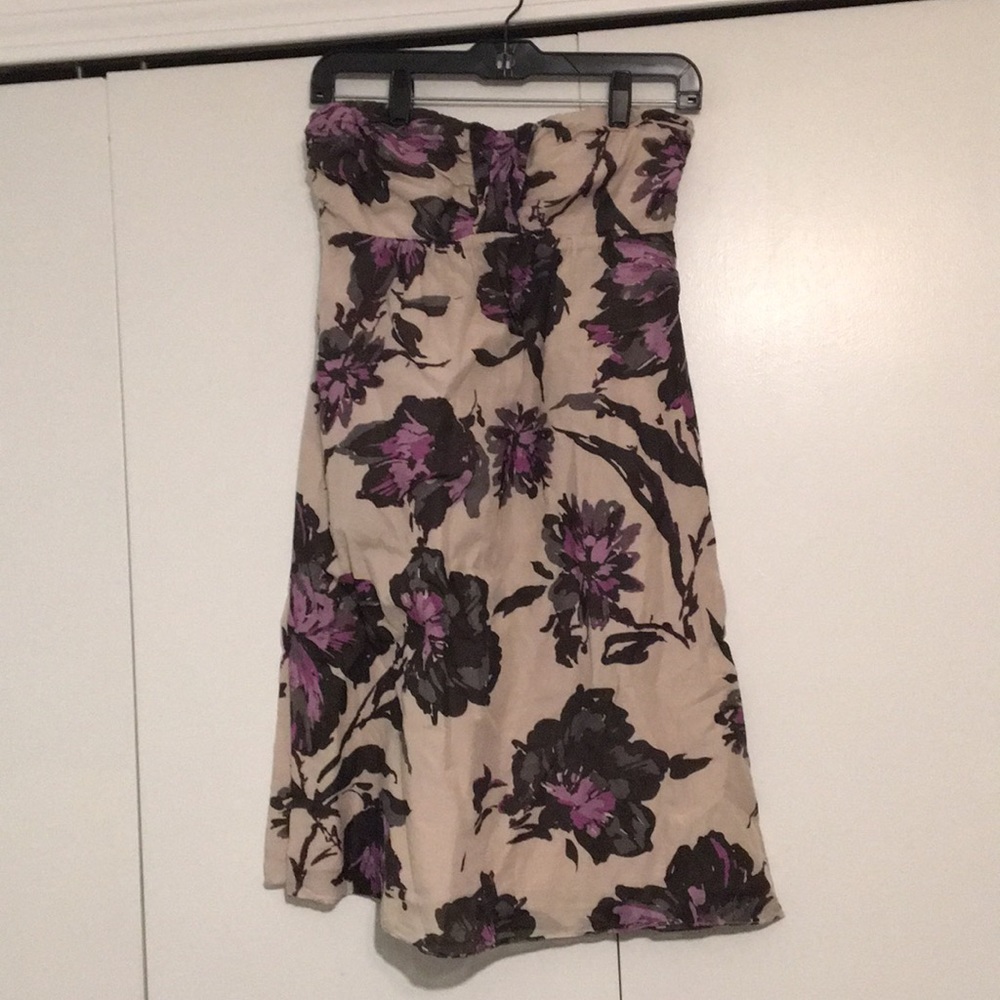 Limited-Strapless cocktail dress
