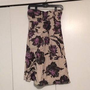 Limited-Strapless cocktail dress