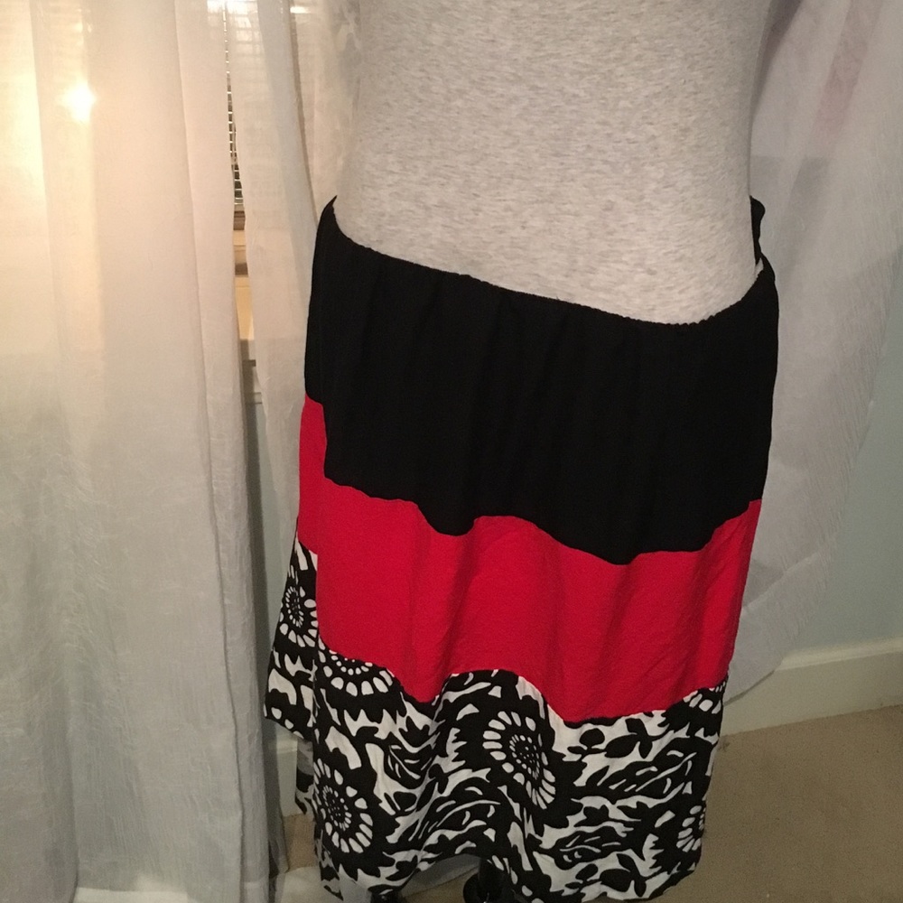 Banana Republic Color Block Print Dress