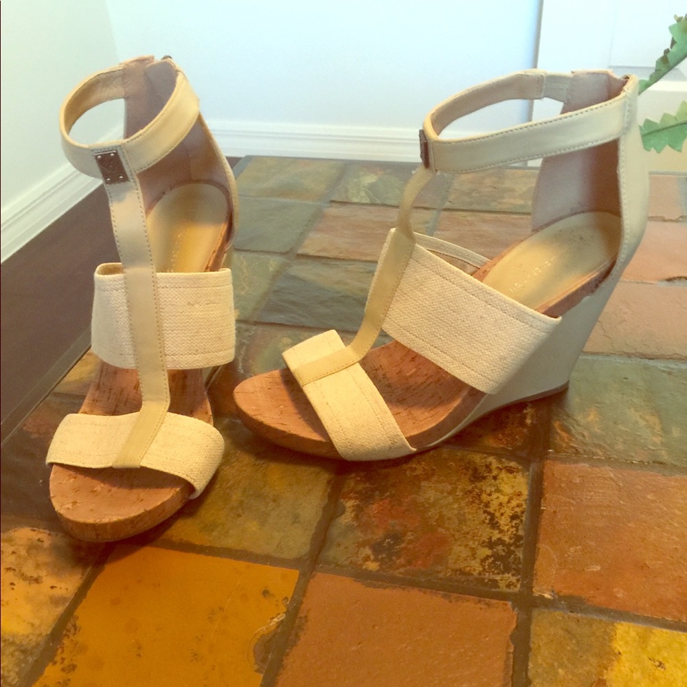 Tan Cloth Wedges