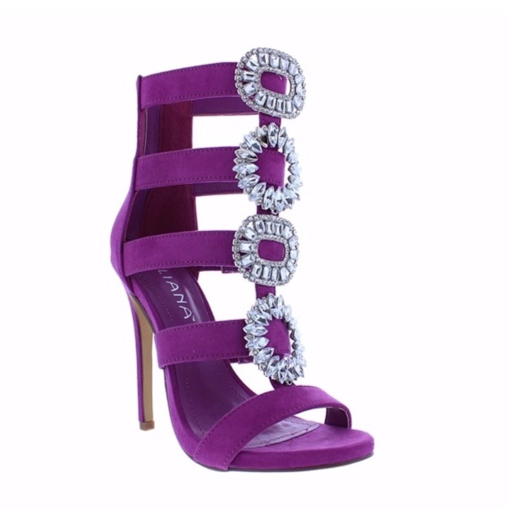 Purple shoes