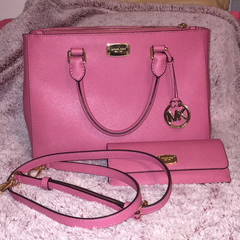 MICHAEL KORS FUSHIA Purse & Wallet.